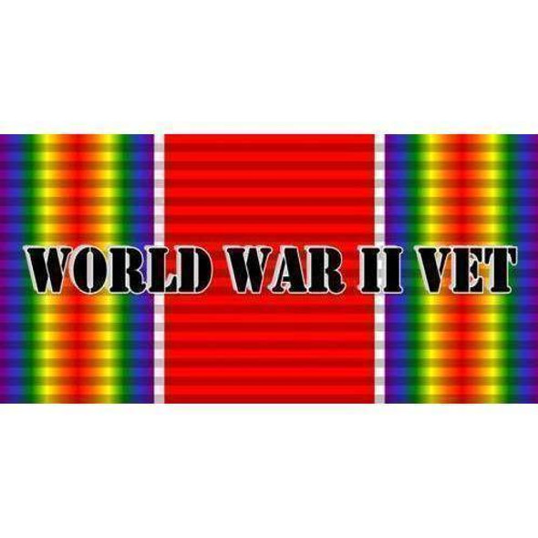 World War II Vet Bumper Sticker