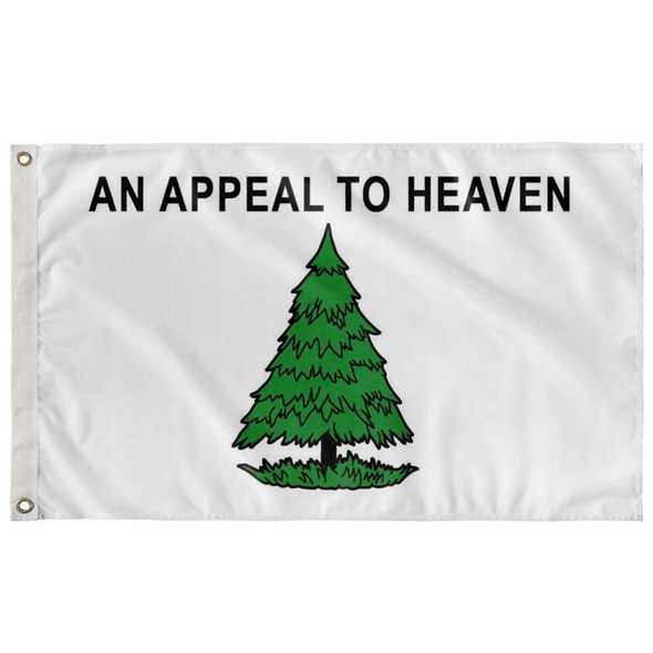 Washington's Cruiser Appeal To Heaven Pine Tree Cotton Flag 3x5 ft