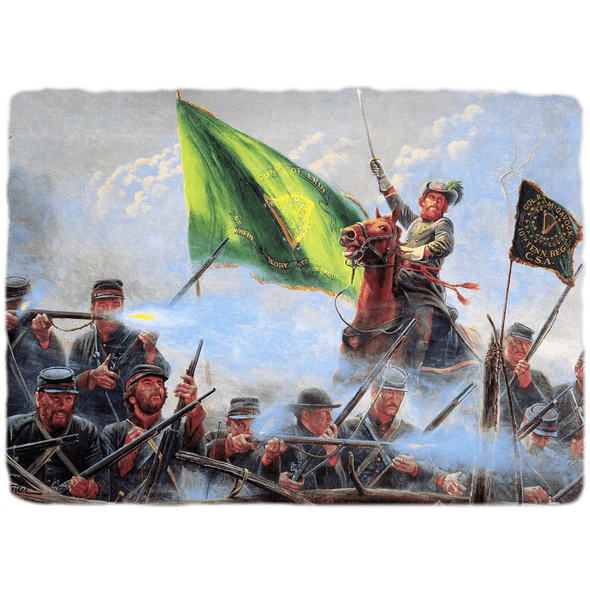 Irish Sons of Erin Flag - 10th Tennessee Cotton 3x5 ft