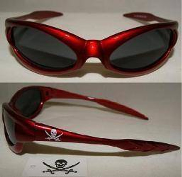 Calico Jack Red Sunglasses