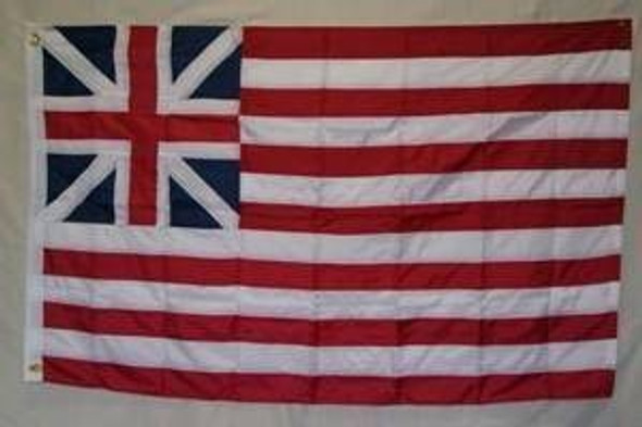 Continental Colors Grand Union Flag Nylon Embroidered Flag 4 x 6 ft.