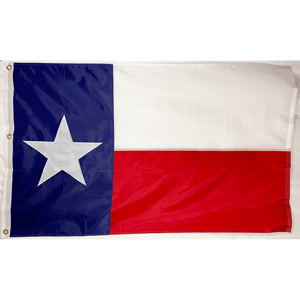 State of Texas Flag - Nylon Embroidered 3x5 ft