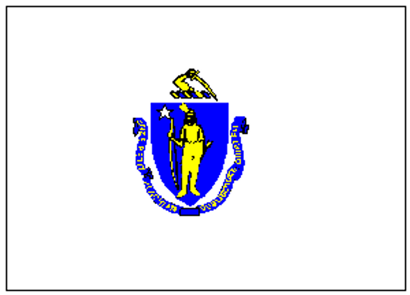 State of Massachusetts Flag 4 X 6 Inch pack of 10