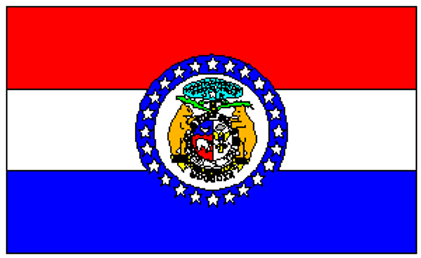 State of Missouri Flag 4 X 6 Inch pack of 10