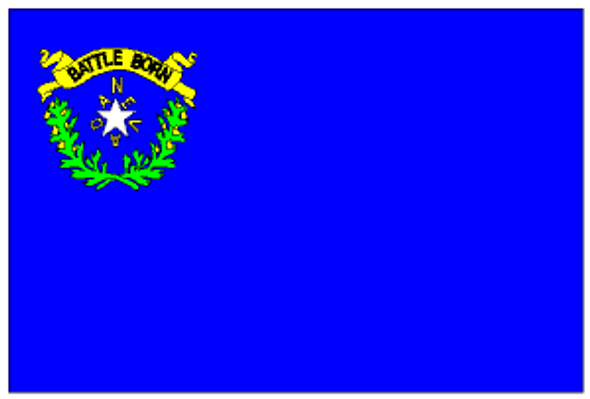 State of Nevada Flag 4 X 6 Inch pack of 10