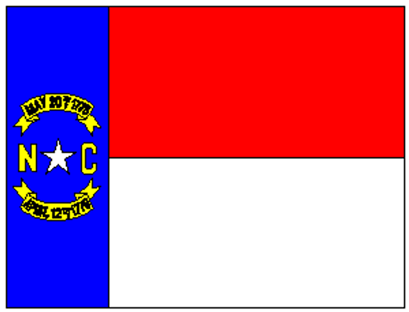 State of North Carolina Flag 4 X 6 ft. Large