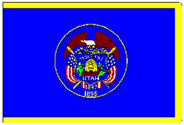 State of Utah Flag 4 X 6 Inch pack of 10