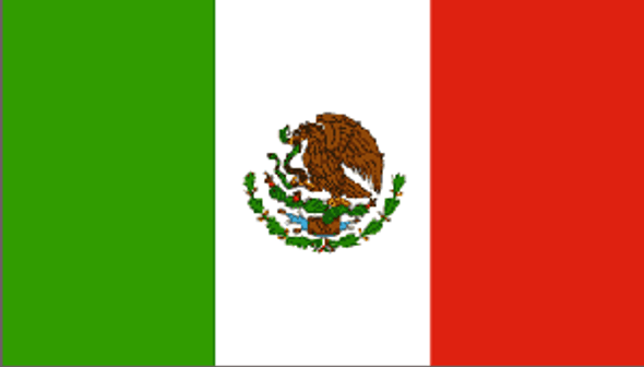 Mexico Flag 4 X 6 Inch pack of 10