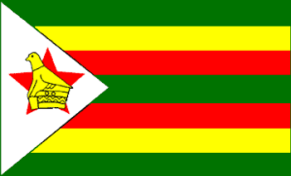 Zimbabwe Flag 4 X 6 Inch pack of 10