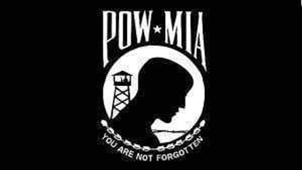 POW/MIA Flag Prisoner of War, Missing in Action Flag 4 X 6 inch on stick