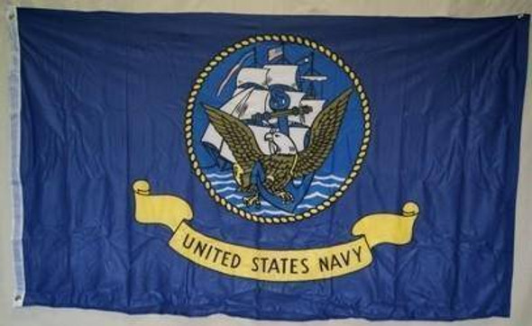 U.S. Navy Double Knitted Nylon 5 x 8 Flag