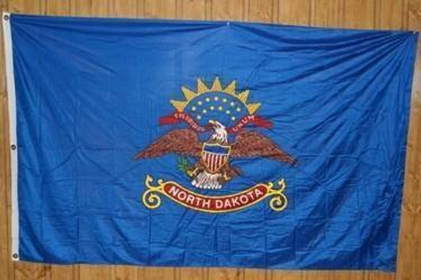 North Dakota Knitted Nylon 5 x 8 Flag