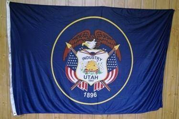Utah Knitted Nylon 5 x 8 Flag
