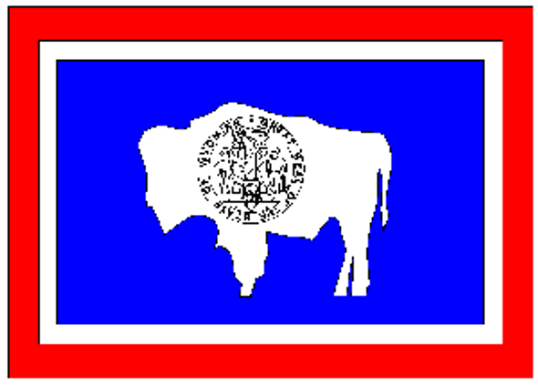 Wyoming 3 x 5 Poly-Max Flag (USA Made)