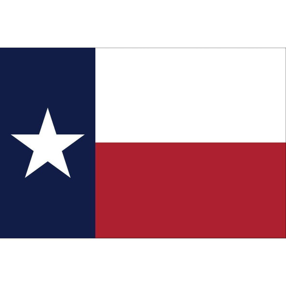 6x10 Texas Flag 2 ply polyester High Winds