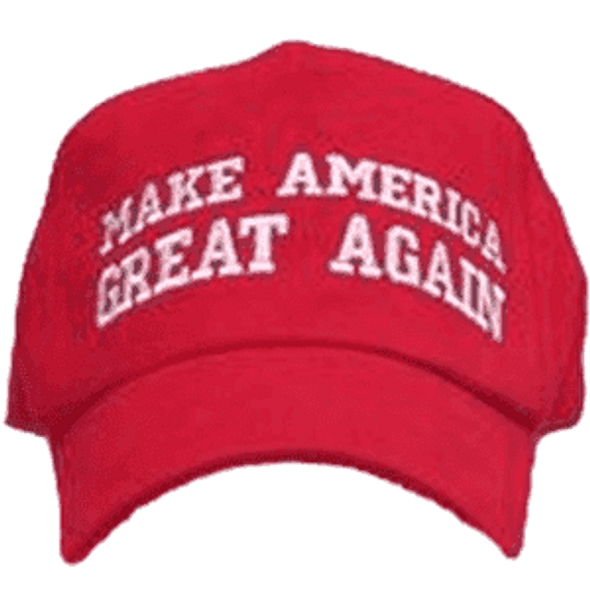 MAGA - Make America Great Again Cap - Hat (red with white thread)