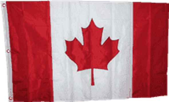 Canadadian Flag - 3 X 5 ft. Nylon Embroidered