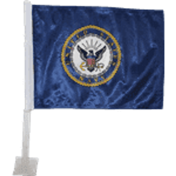 U.S. Navy Emblem Car Flag