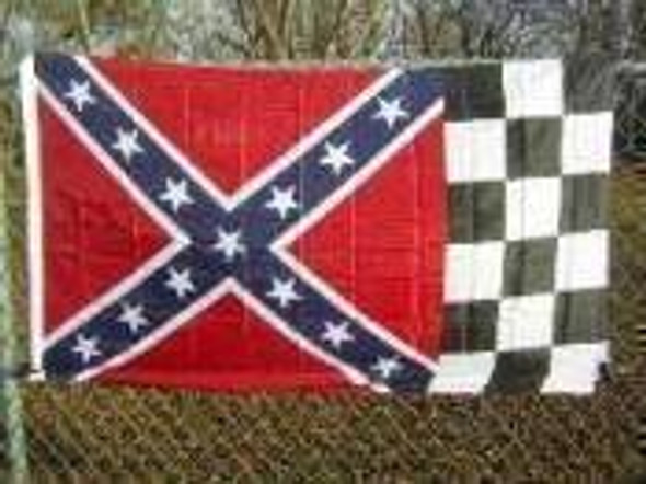 Rebel Checkered Flag 3 X 5 ft. Standard