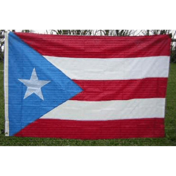 Puerto Rico Flag Cotton Light Blue