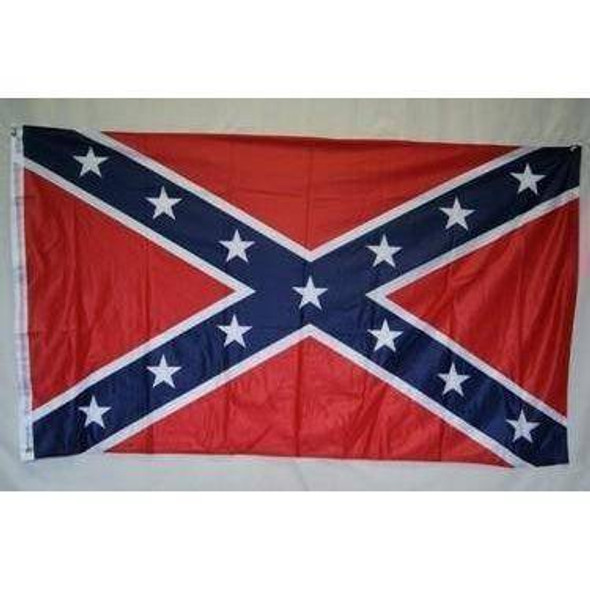Rebel Flag, Confederate Battle Flag Knitted Nylon 4 x 6 Ft. Flag
