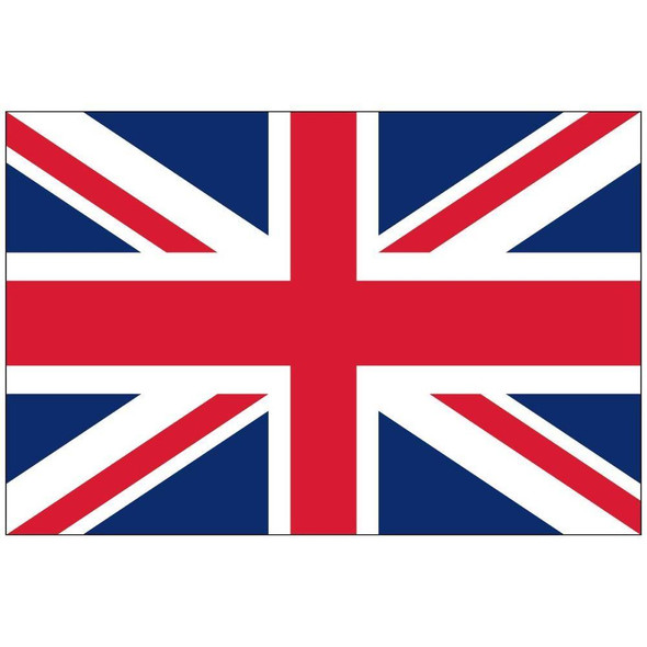 United Kingdom Flag 2x3 ft Nylon Dyed Flag Made in USA