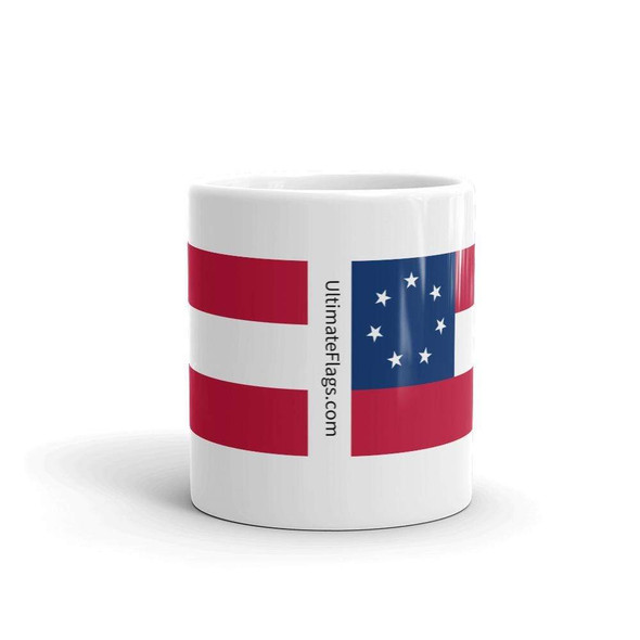 First Confederate 7 Stars and Bars Mug