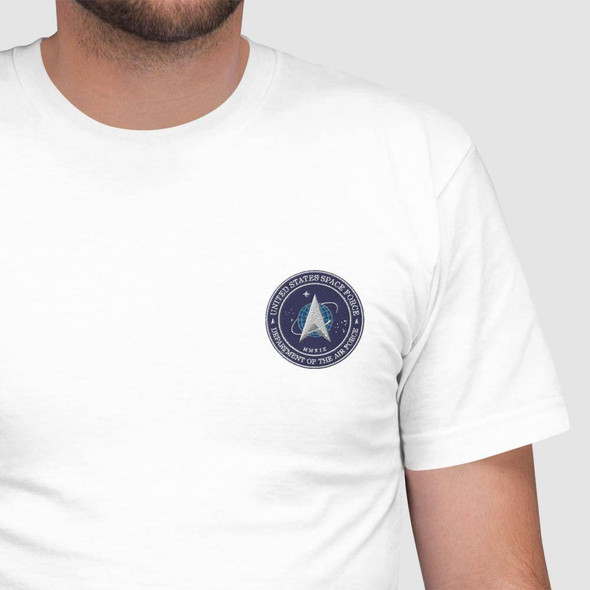 US Space Force Embroidered T-Shirt