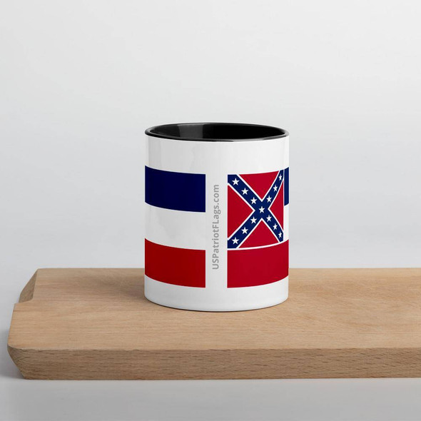 Mississippi Flag Mug with Color Inside
