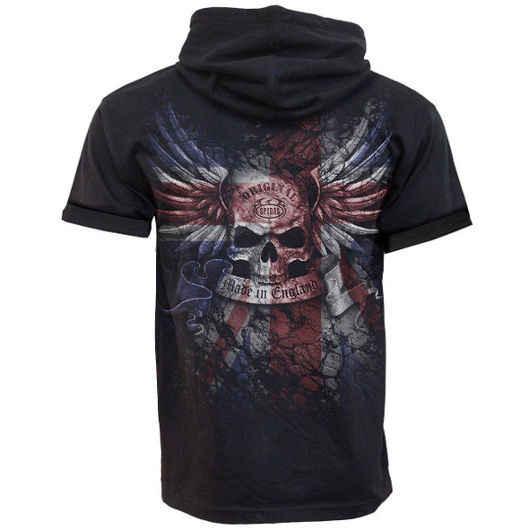 UNION WRATH - Fine Cotton T-shirt Hoody Black