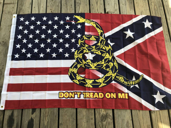 US Rattle Battle Triple Threat Flag 3x5 ft