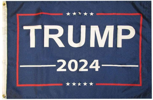 11x18 inch Double Sided Trump 2024 Car Flag Knitted