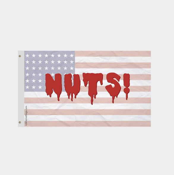 NUTS! Red USA Flag - Made in USA