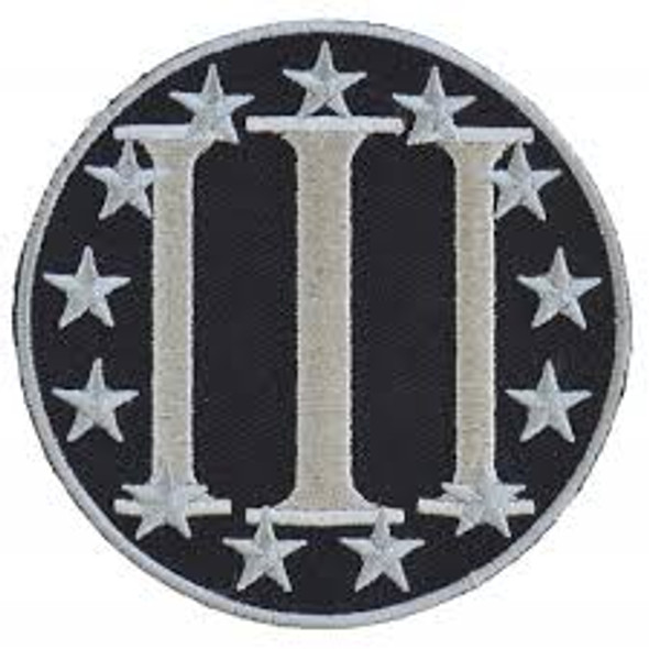 III Iron on Patch