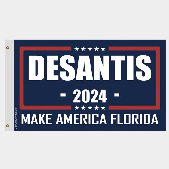 DESANTIS 2024 KEEP AMERICA FREE 2024 Flag White 3' x 5' Size – Atlantic  Flagpole