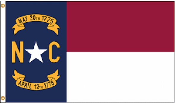 North Carolina State Flag Poly-Max - Made in USA