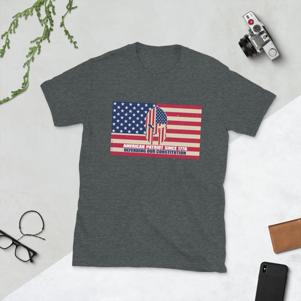 American Patriot Defending Our Constitution Short-Sleeve Unisex T-Shirt