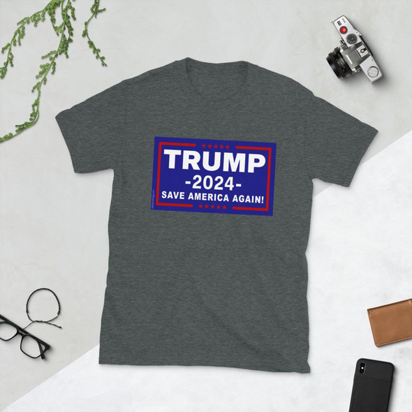 Trump 2024 Save America Again Short-Sleeve Unisex T-Shirt