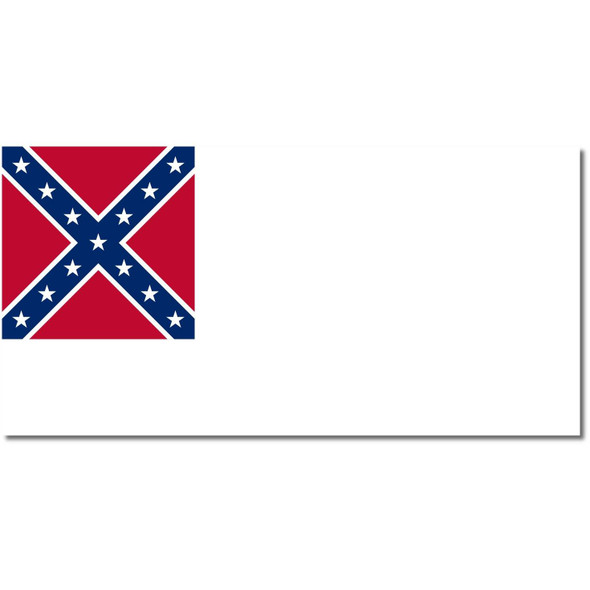 Second (2nd) National Confederate Flag - CSA Economical