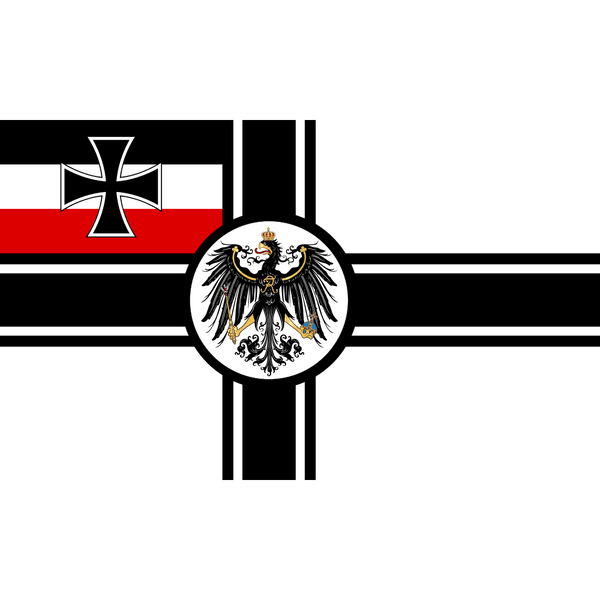 German Kaiserliche  Imperial War Ensign 3 X 5 ft. Standard