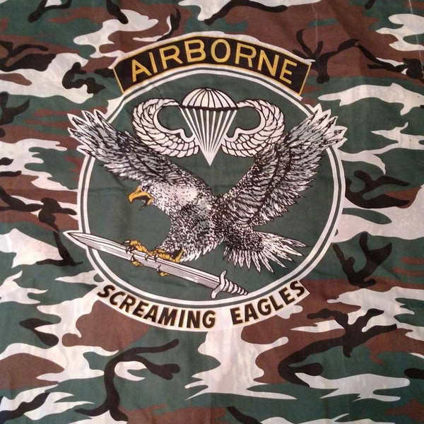 Airborne Camo Screaming Eagles Flag 3 X 5 ft. Standard