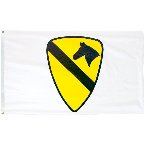 1st Cavalry Division (White) Flag 3 X 5 ft. Standard