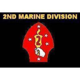 2nd Marine Division Flag 3x5 ft Economy