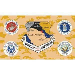 Operation Iraqi Freedom Flag 3 X 5 ft. Standard