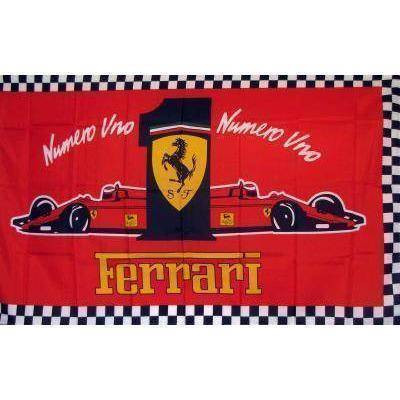 Ferrari Numero Uno Flag 3 X 5 ft. Standard