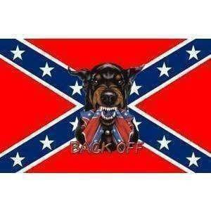 Rebel Back Off Flag 3 X 5 ft. Standard