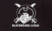 Pirate Blackbeard Lives Flag 3 X 5 ft. Standard