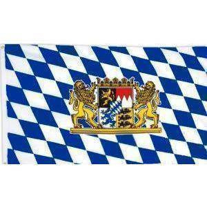 Bavaria With Lion Flag (German State Flag) 3x5 ft. Standard