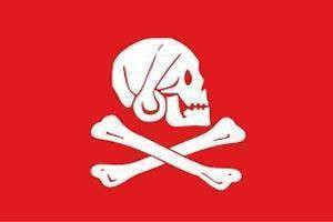 Pirate Captain Henry Every (Red) Flag 3 X 5 ft. Standard
