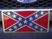 Rebel Gold License Plate
